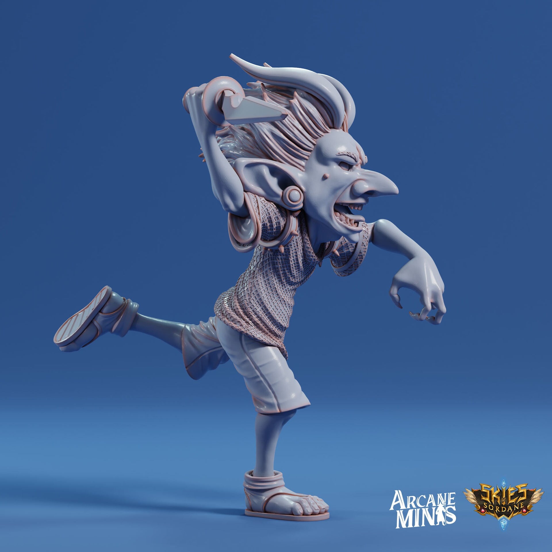 Twisted Jester - Arcane Minis | The Tangled Hunt | 32mm | Goblin | Rogue | Trickster