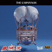 The Carnivalis. Massive Carnival Airship - Arcane Minis | 32mm | Circus | Blimp | Derrigible