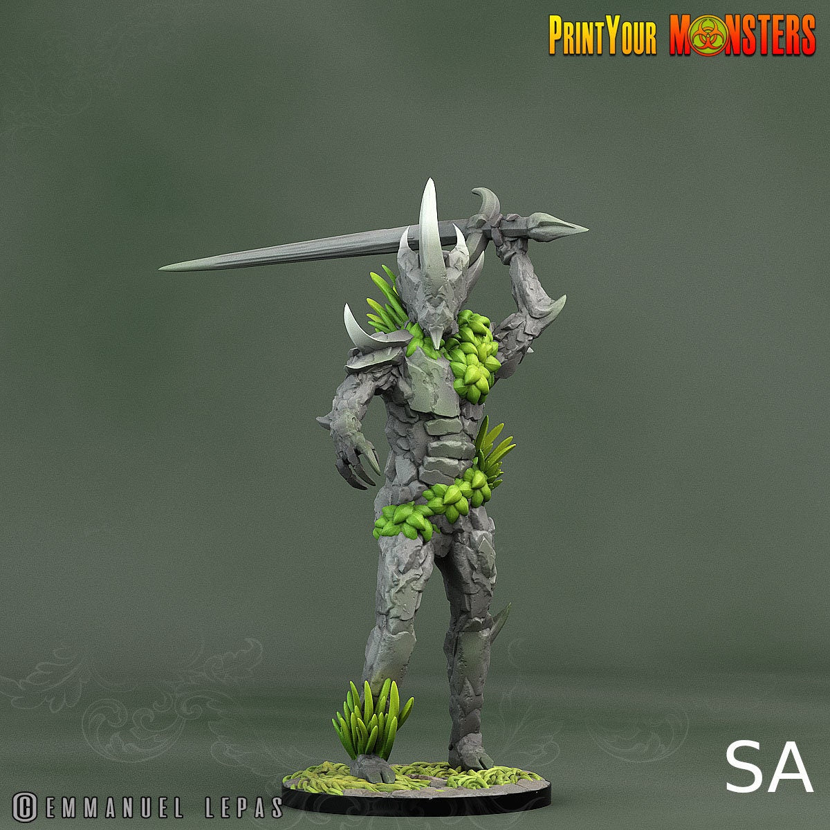 Rock Soldiers- Print Your Monsters | 32mm | Elemental | Earth | Stone | Golem