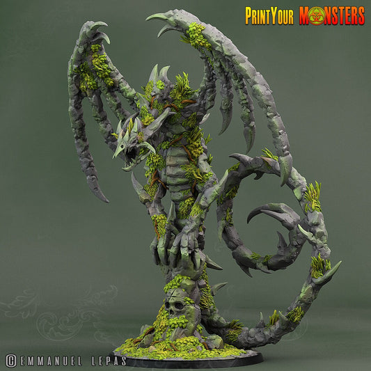 Rock Dragon- Print Your Monsters | 32mm | Elemental | Earth | Stone | Golem
