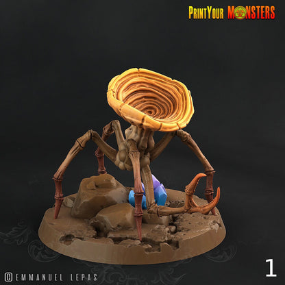 Spider Mushrooms, Print Your Monsters | 32mm | Elemental | Fungus