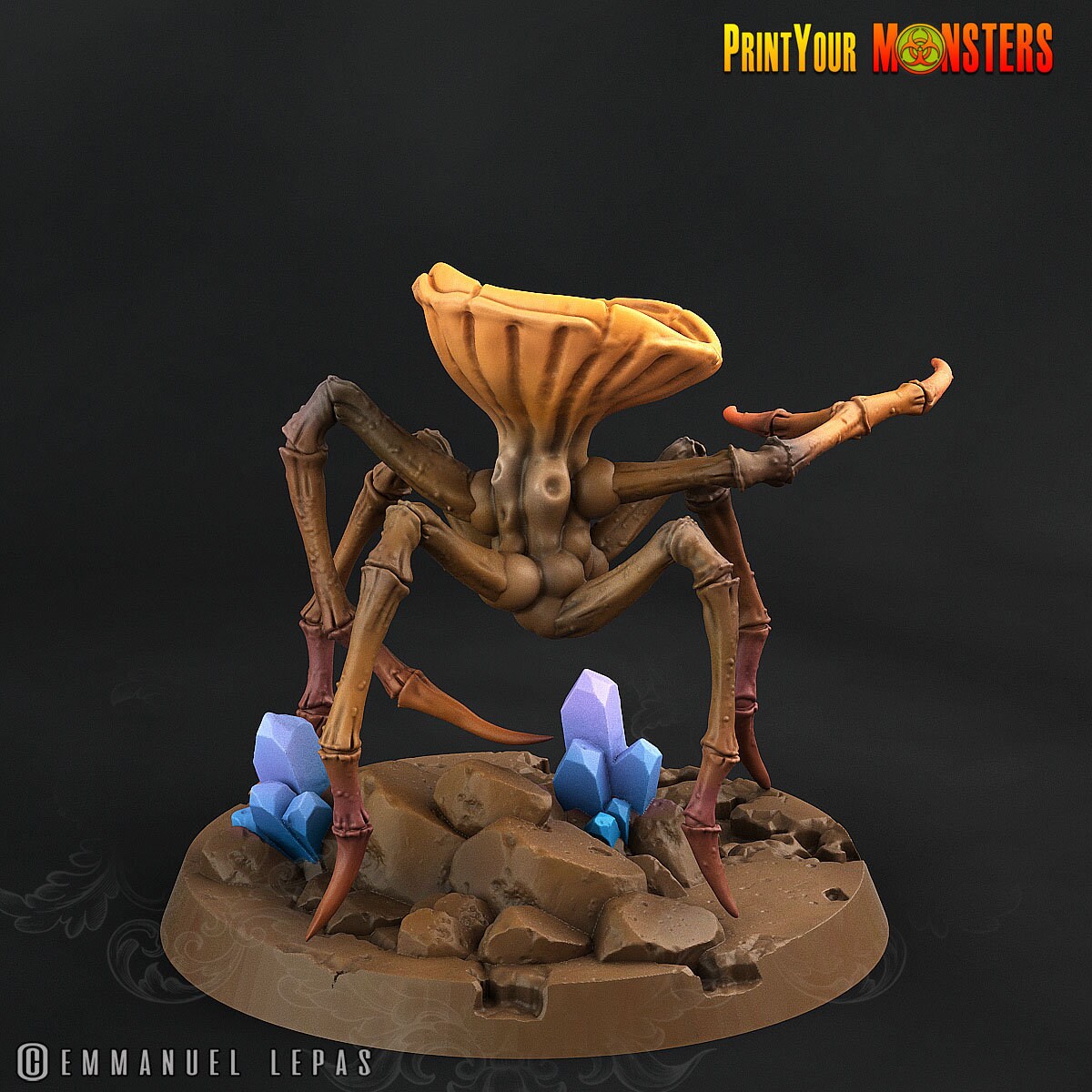 Spider Mushrooms, Print Your Monsters | 32mm | Elemental | Fungus