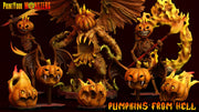 Fire Pumpkin - Print Your Monsters | D&D | 32mm | Summon | Elemental | Demon | Halloween