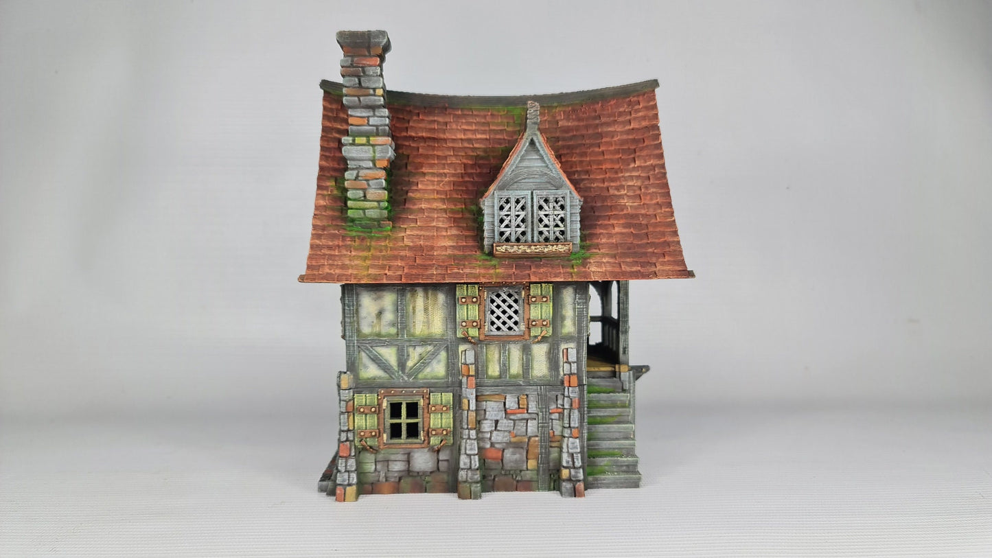 Beetroot House - 3DP4U Medieval Town | Miniature | Wargaming | Roleplaying Games | 32mm | Hut | Playable | Filament | 3d printed