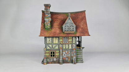 Beetroot House - 3DP4U Medieval Town | Miniature | Wargaming | Roleplaying Games | 32mm | Hut | Playable | Filament | 3d printed