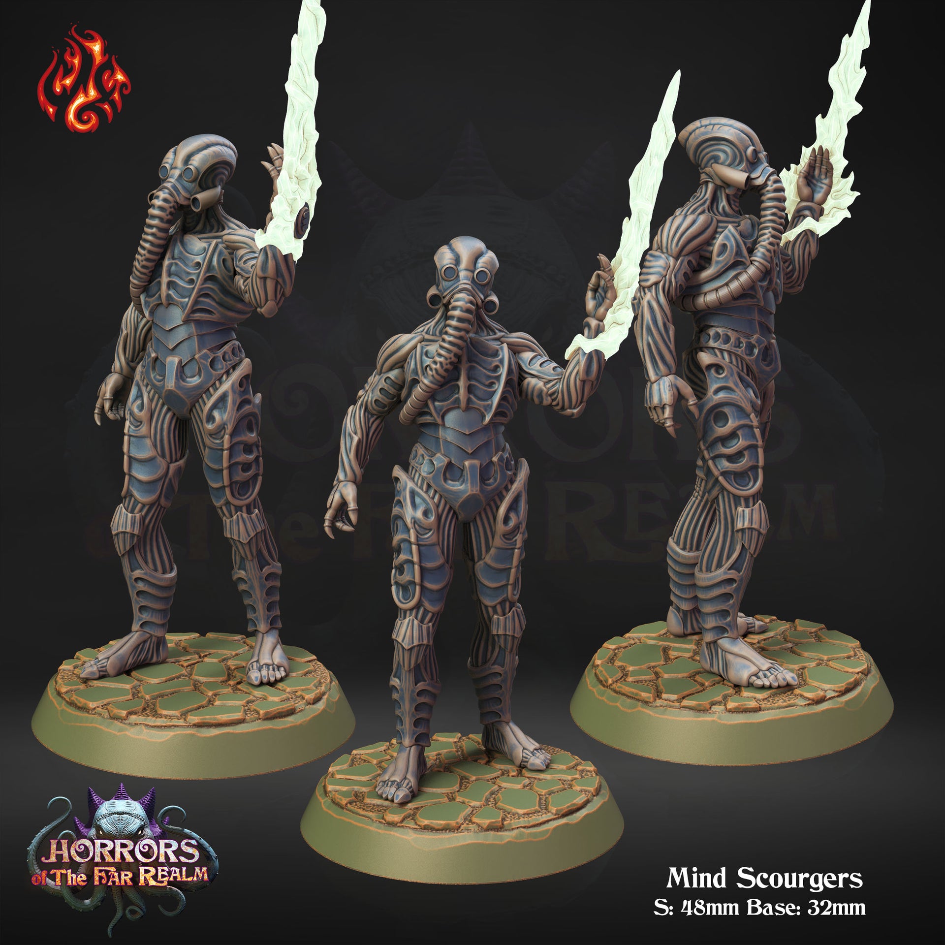 Mind Scourger- Crippled God Foundry - Horrors of the Far Realm | 32mm | Alien | Psychic | Assassin