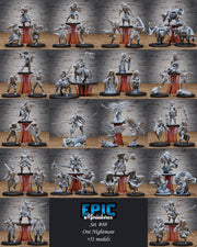 Blue Oni Girl - Epic Miniatures | 28mm | 32mm | Oni Nightmare | Yokai | Demon | Japanese Folklore | Ogre