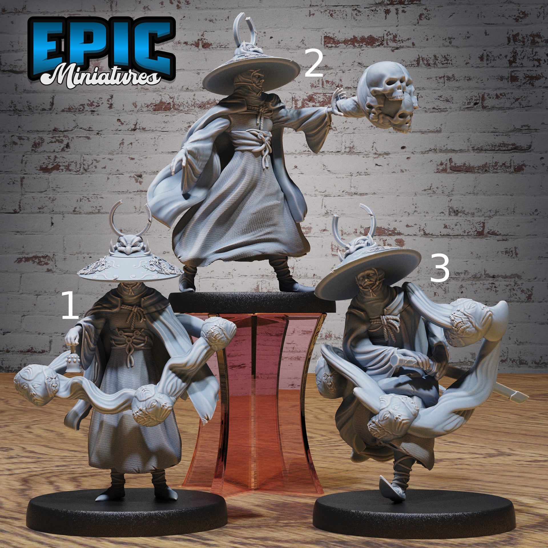 Dark Pilgrim - Epic Miniatures | 28mm | 32mm | Oni Nightmare | Sorcerer | Monk | Necromancer