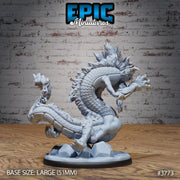 Young Lung Dragon Epic Miniatures | 28mm | 32mm | Oni Nightmare | Wyvern | Drake | Serpent