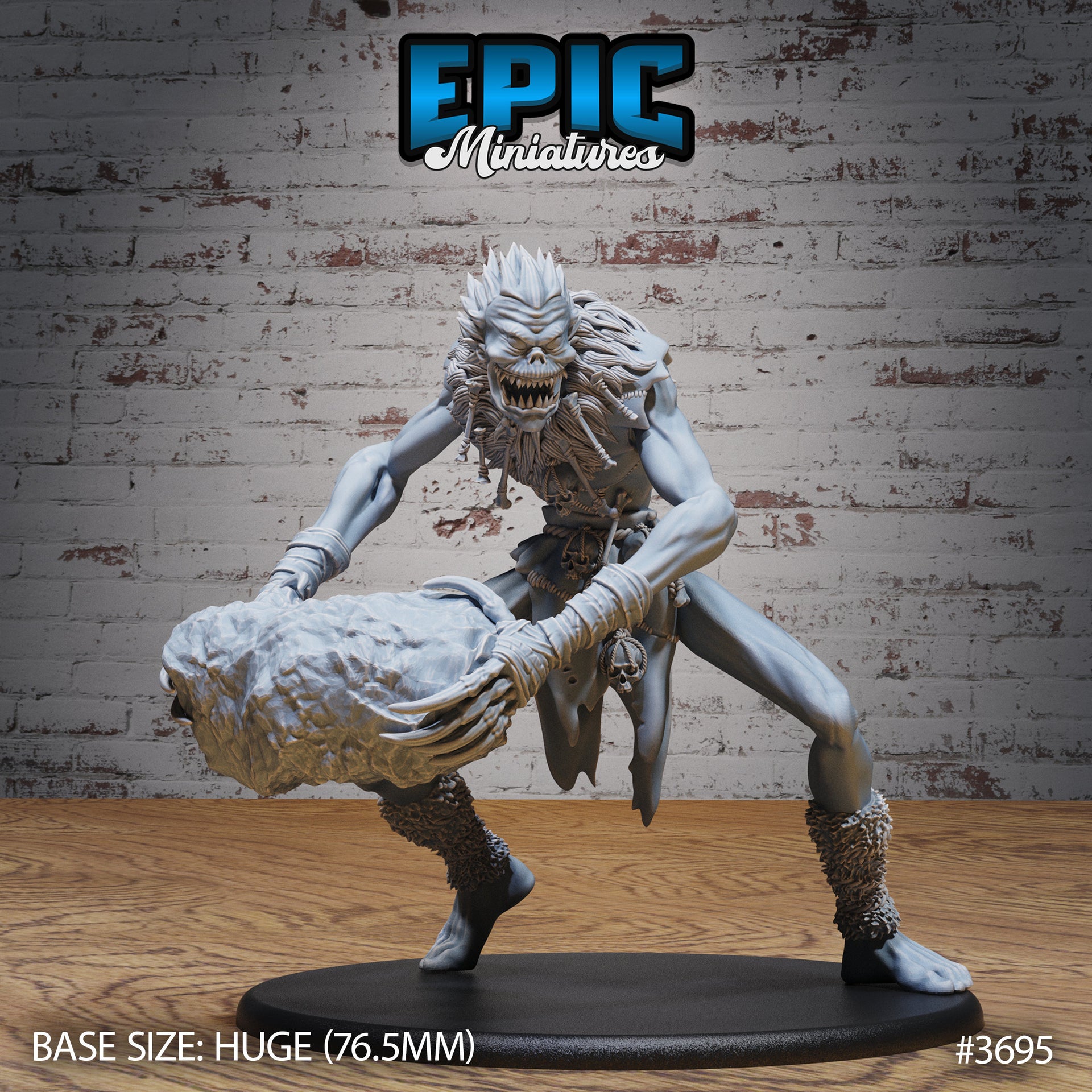 Ithaqua Wendigo - Epic Miniatures | 28mm | 32mm | Eldritch Darkness | Cthulhu | Demon | Huge | Giant