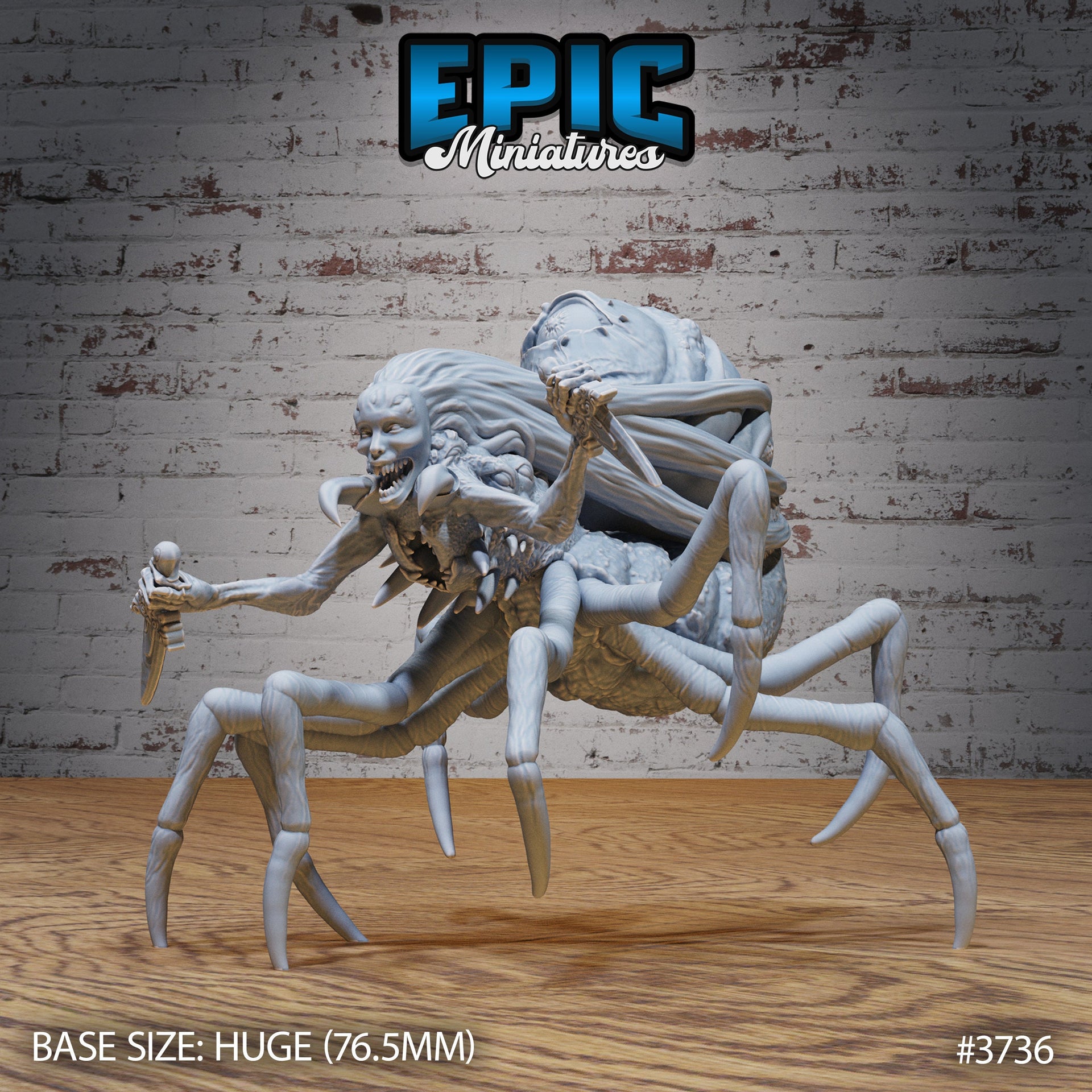 Atlach Brood Guard - Epic Miniatures | 28mm | 32mm | Eldritch Darkness | Demon | Spider | Mutant