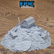 Mimic Treasure- Epic Miniatures | 28mm | 32mm | Bandit Camp | Gold | Pile | Chest | Trap