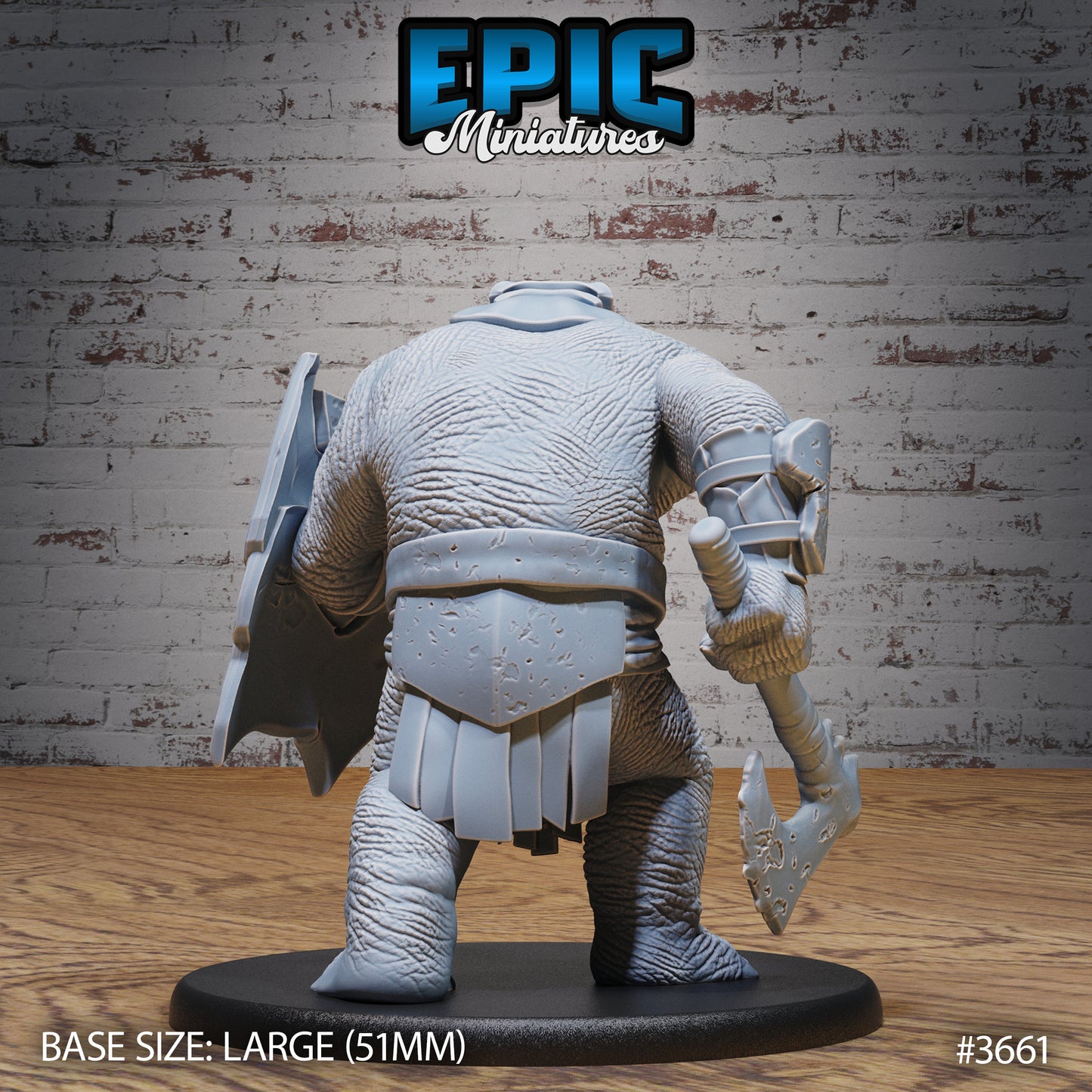 Marauder Troll - Epic Miniatures | 28mm | 32mm | Bandit Camp | Fighter | Siege | Ogre | War