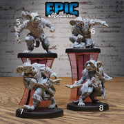 Mice Folk Raiders - Epic Miniatures | 28mm | 32mm | Bandit Camp | Pirate | Thief | Rogue | Bomber | Assassin | Thief