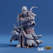 Human Monk Male- Arcane Minis | 32mm | The Nightmare Express | Martial Artist | Fighter