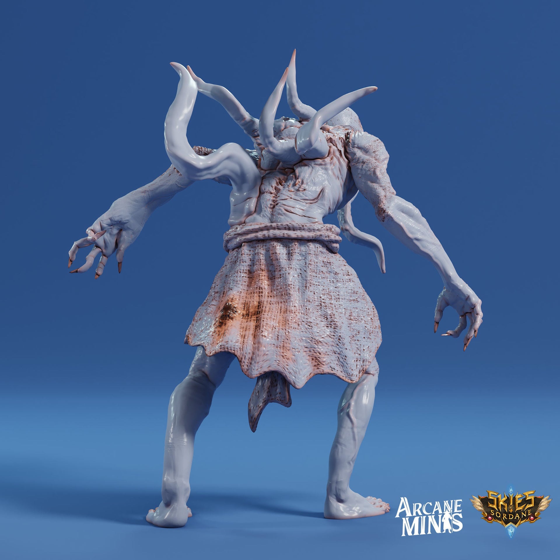 Void Zombie - Arcane Minis | 32mm | The Nightmare Express | Demon | Devil | Possessed | Chaos | Tentacle