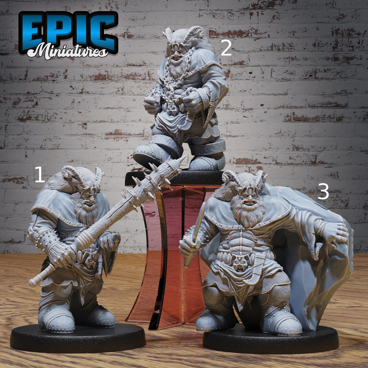 Dwarf Tiefling - Epic Miniatures | 28mm | 32mm | Bandit Camp | Rogue | Demon | Devil