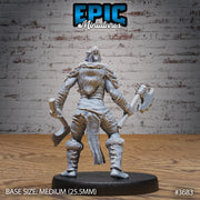 Half Orc Marauder Female - Epic Miniatures | 28mm | 32mm | Bandit Camp | Fighter | Mercenary | Warrior