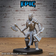 Half Orc Marauder Female - Epic Miniatures | 28mm | 32mm | Bandit Camp | Fighter | Mercenary | Warrior