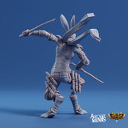 Warrel Rogue - Arcane Minis | 32mm | Risky Racing | Rabbit Folk | Bandit | Thief