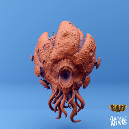 Morgius and Morgi, Psychic Floating Head - Arcane Minis | 32mm | Tentacles | Jellyfish | Horror | Infected