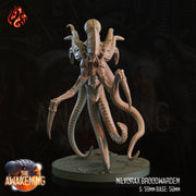 Nilvorax Broodwarden, Xeno Mind controller - Crippled God Foundry - The Awakening | 32mm | Scifi | Alien Hives | Physic | Eldergod