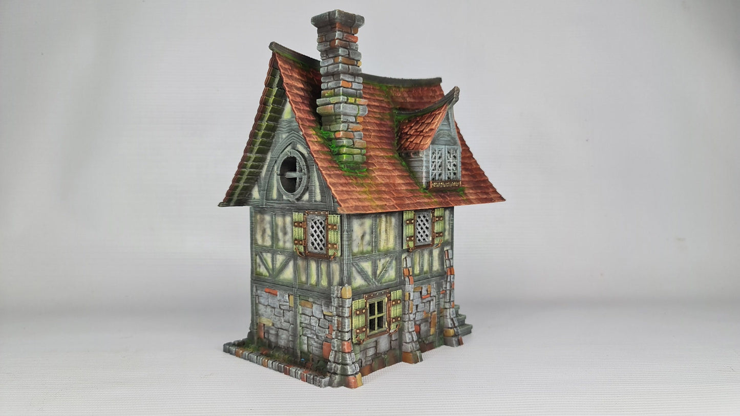 Beetroot House - 3DP4U Medieval Town | Miniature | Wargaming | Roleplaying Games | 32mm | Hut | Playable | Filament | 3d printed