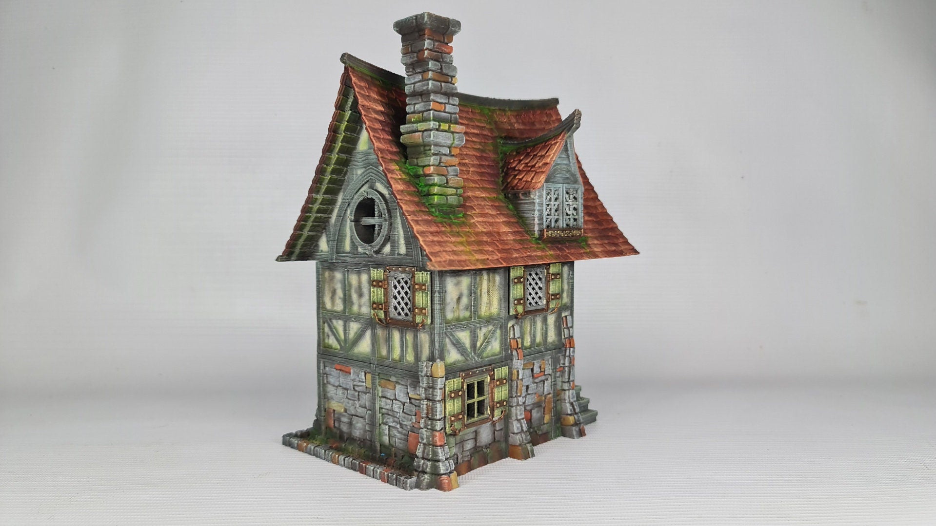 Beetroot House - 3DP4U Medieval Town | Miniature | Wargaming | Roleplaying Games | 32mm | Hut | Playable | Filament | 3d printed