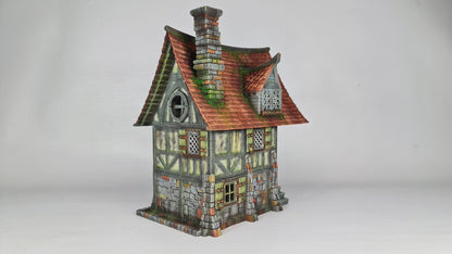 Beetroot House - 3DP4U Medieval Town | Miniature | Wargaming | Roleplaying Games | 32mm | Hut | Playable | Filament | 3d printed