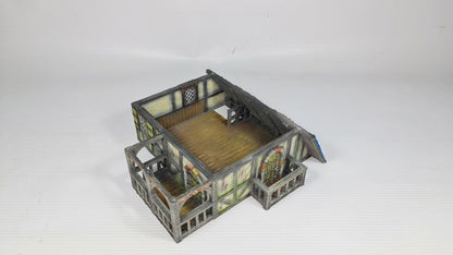 The Cobalt Dragon - 3DP4U Medieval Town | Miniature | Wargaming | Roleplaying Games | 32mm | Inn | Playable | Filament | 3d printed