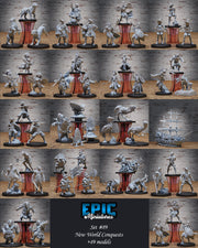 Armadillo Conquistador - Epic Miniatures | New World Conquest | 28mm | 32mm | Armadillo Folk | Spanish | Standard Bearer | Treasure