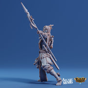 Human Monk Female - Arcane Minis | 32mm | The Nightmare Express | Martial Artist | Fighter