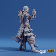 Human Monk Male- Arcane Minis | 32mm | The Nightmare Express | Martial Artist | Fighter