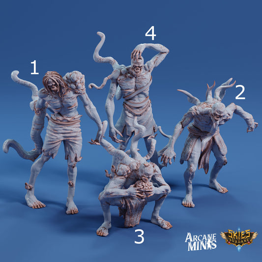 Void Zombie - Arcane Minis | 32mm | The Nightmare Express | Demon | Devil | Possessed | Chaos | Tentacle