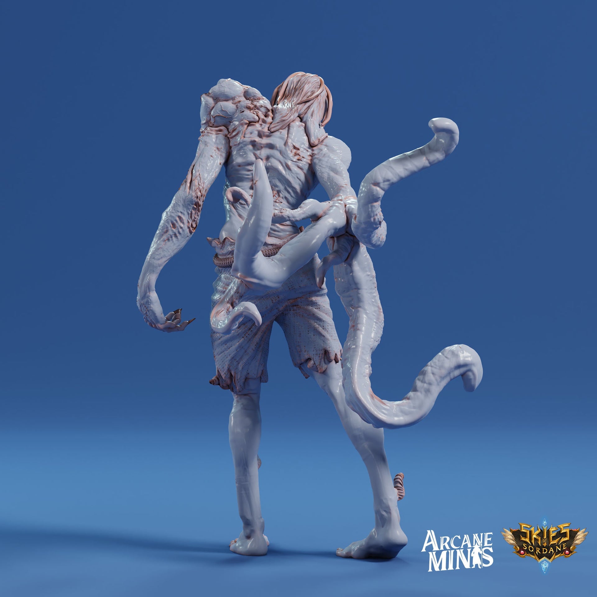 Void Zombie - Arcane Minis | 32mm | The Nightmare Express | Demon | Devil | Possessed | Chaos | Tentacle