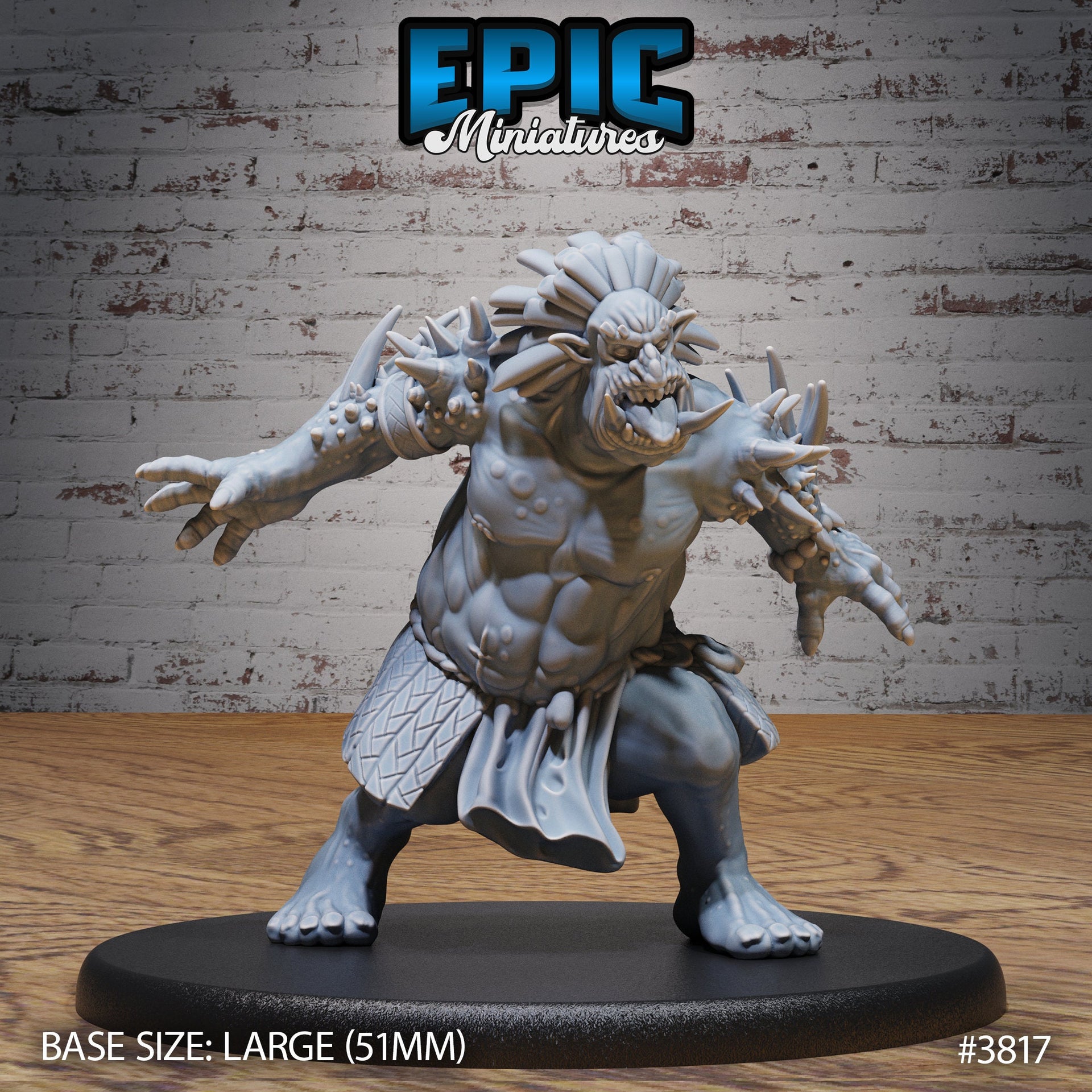 Jungle Troll - Epic Miniatures | New World Conquest | 28mm | 32mm| Fighter | Barbarian | Ogre