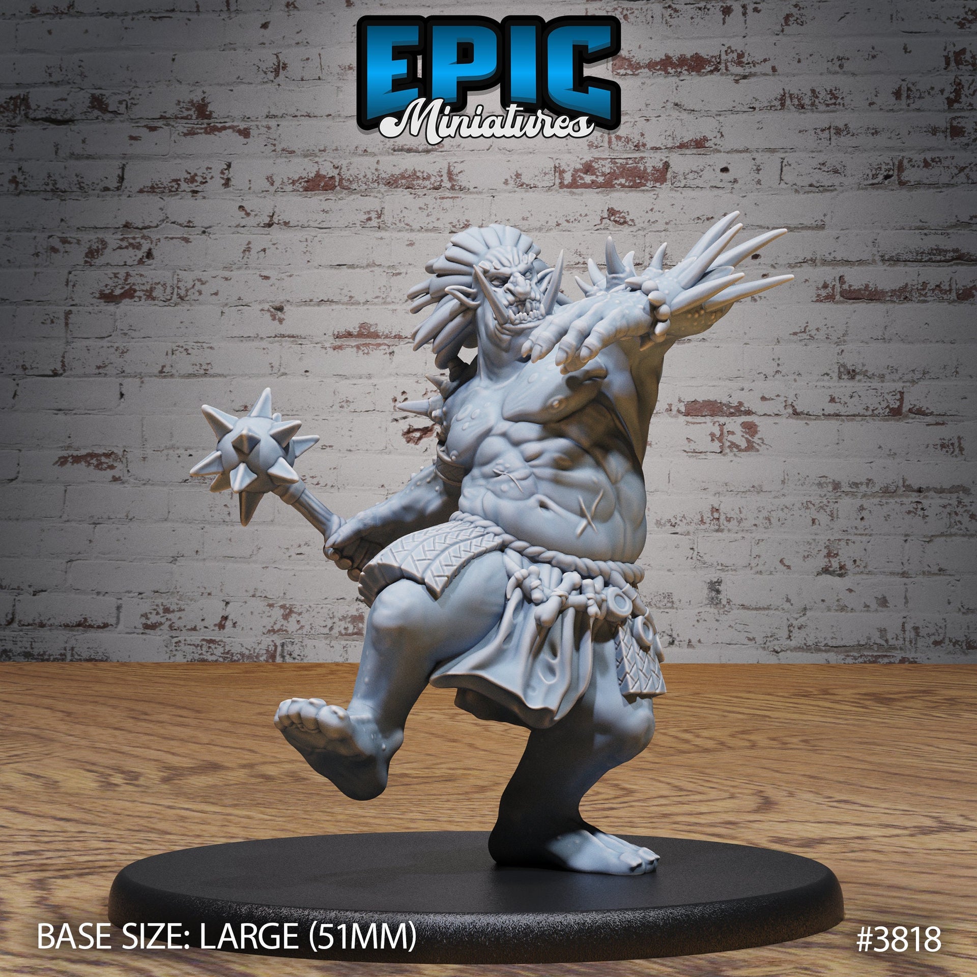 Jungle Troll - Epic Miniatures | New World Conquest | 28mm | 32mm| Fighter | Barbarian | Ogre