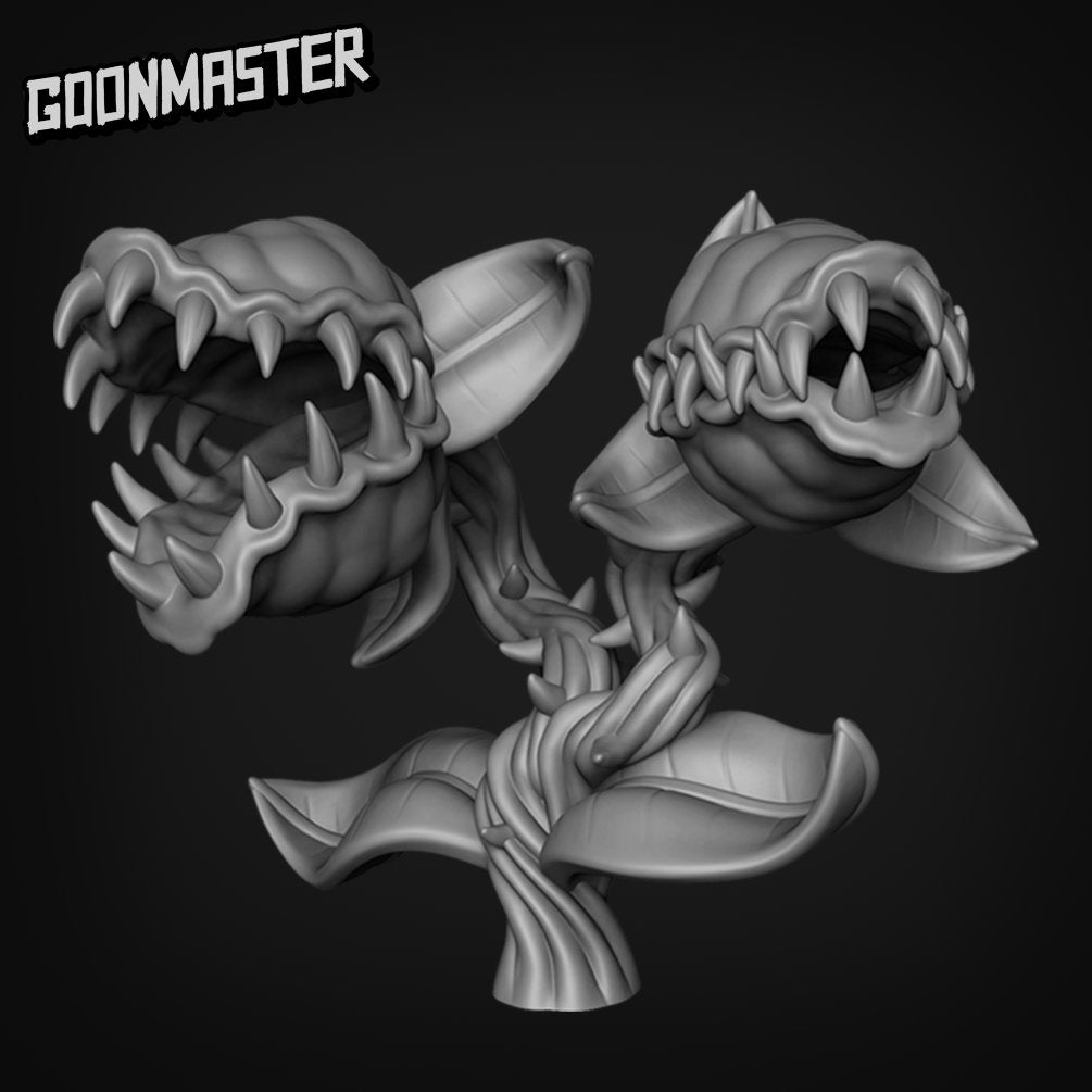 Carnivorous Plants - Goonmaster | Miniature | Wargaming | Roleplaying Games | 32mm | Man Eating | Jungle
