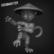 Monkey Monk - Goonmaster | Miniature | Wargaming | Roleplaying Games | 32mm | Martial Artist