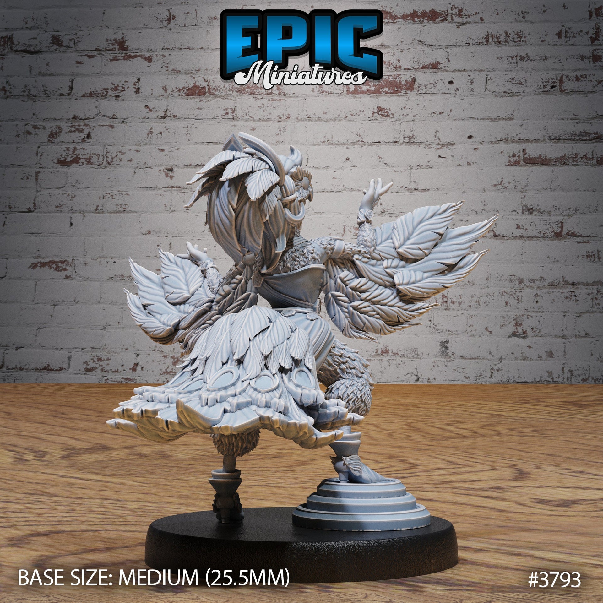 Parrot Bird Folk Female - Epic Miniatures | New World Conquest | 28mm | 32mm | Archer | Scout | Ranger | Rogue