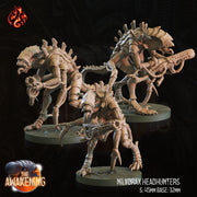 Nilvorax Headhunters, Xeno Soldiers - Crippled God Foundry - The Awakening | 32mm | Scifi | Modular | Alien Hives