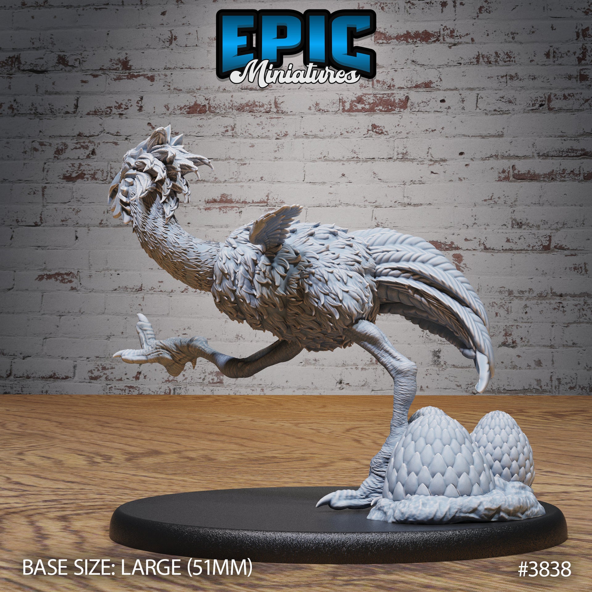 Terror Bird Classic - Epic Miniatures | New World Conquest | 28mm | 32mm | Dinosaur | Ostrich