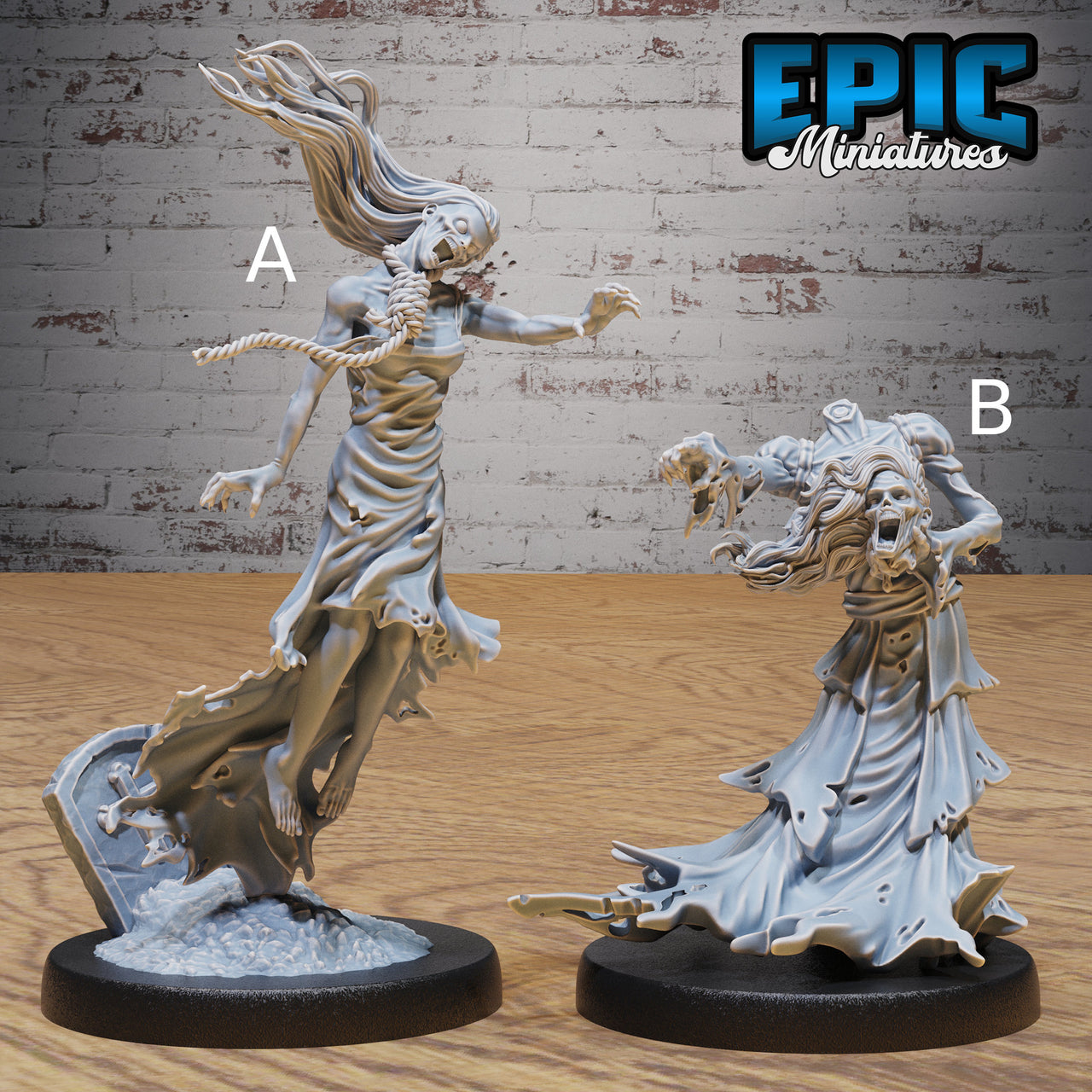 Banshee Classic - Epic Miniatures | Gruesome Graveyard | 28mm | 32mm | Undead | Ghost | Wight
