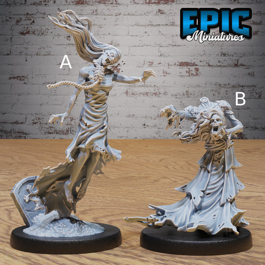 Banshee Classic - Epic Miniatures | Gruesome Graveyard | 28mm | 32mm | Undead | Ghost | Wight