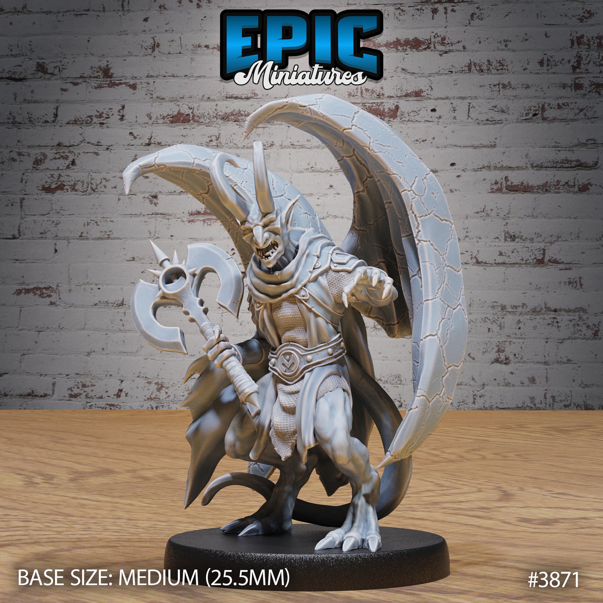 Graveyard Gargoyle - Epic Miniatures | Gruesome Graveyard | 28mm | 32mm | Statue| Haunted | Demon