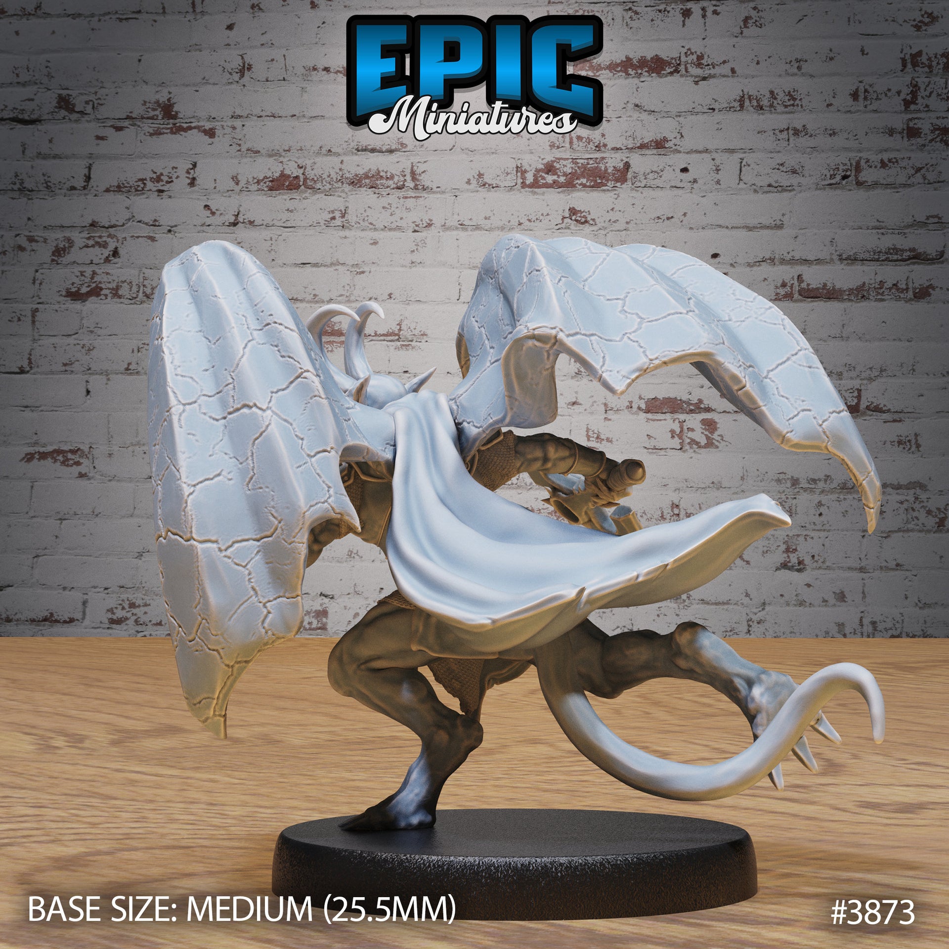 Graveyard Gargoyle - Epic Miniatures | Gruesome Graveyard | 28mm | 32mm | Statue| Haunted | Demon