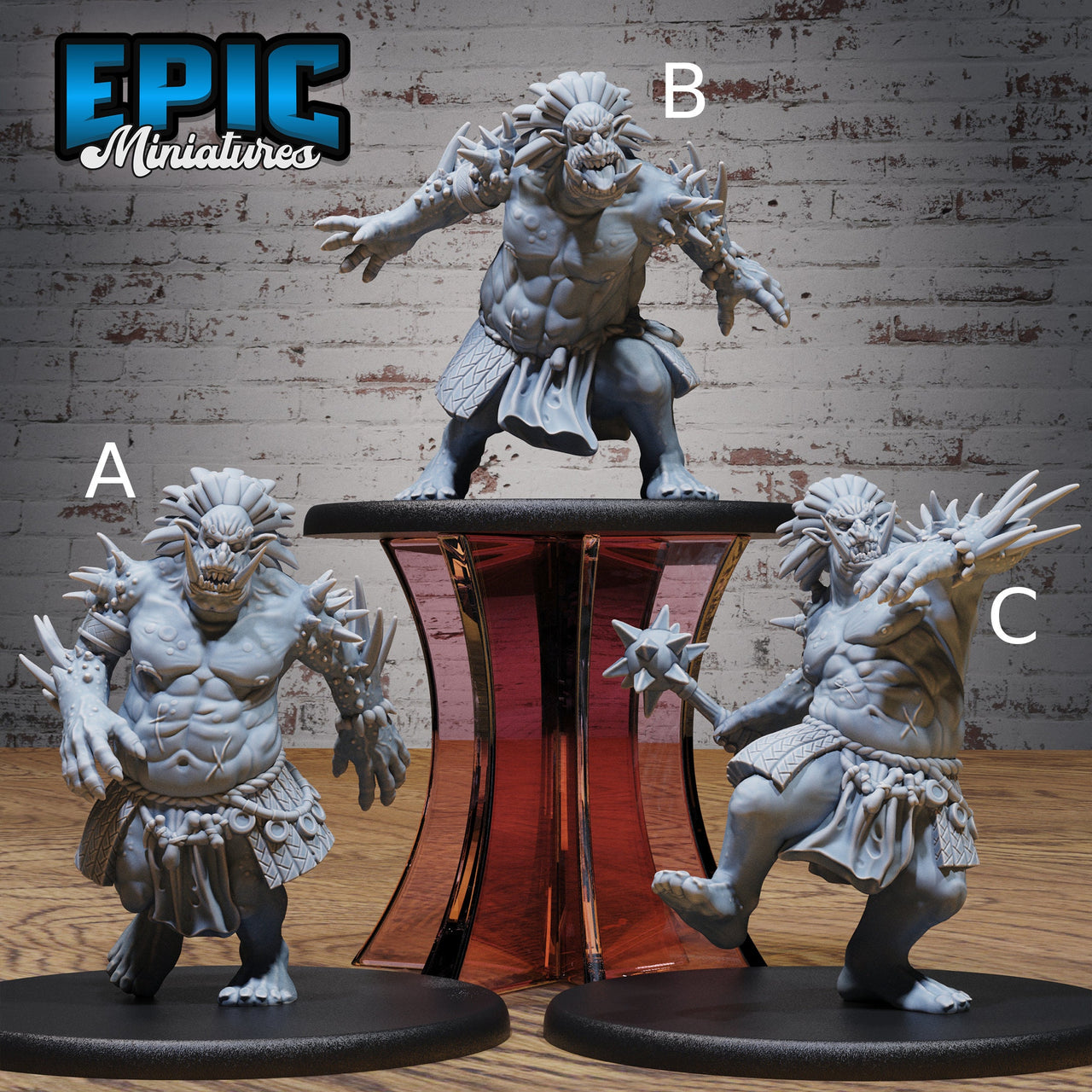 Jungle Troll - Epic Miniatures | New World Conquest | 28mm | 32mm| Fighter | Barbarian | Ogre