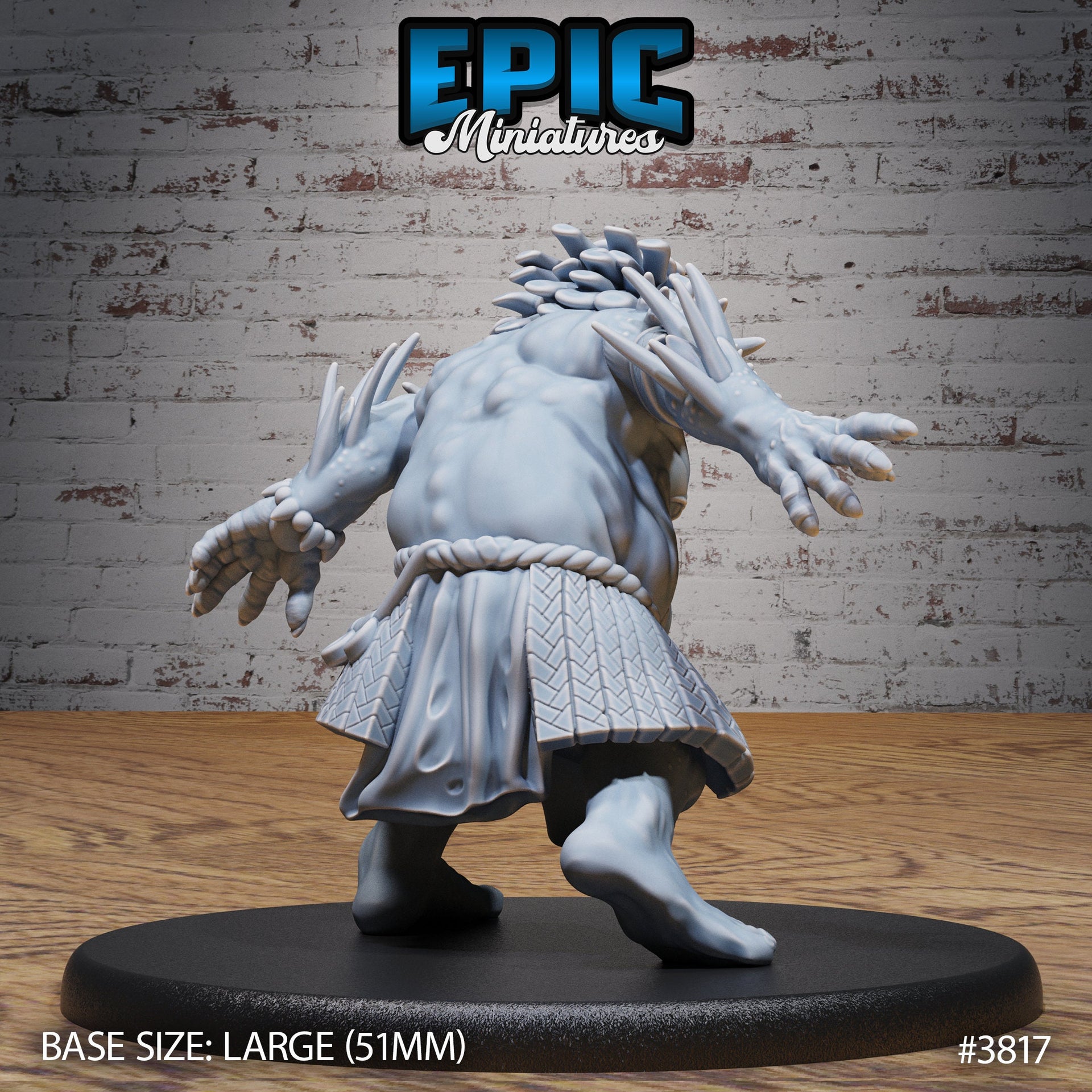 Jungle Troll - Epic Miniatures | New World Conquest | 28mm | 32mm| Fighter | Barbarian | Ogre