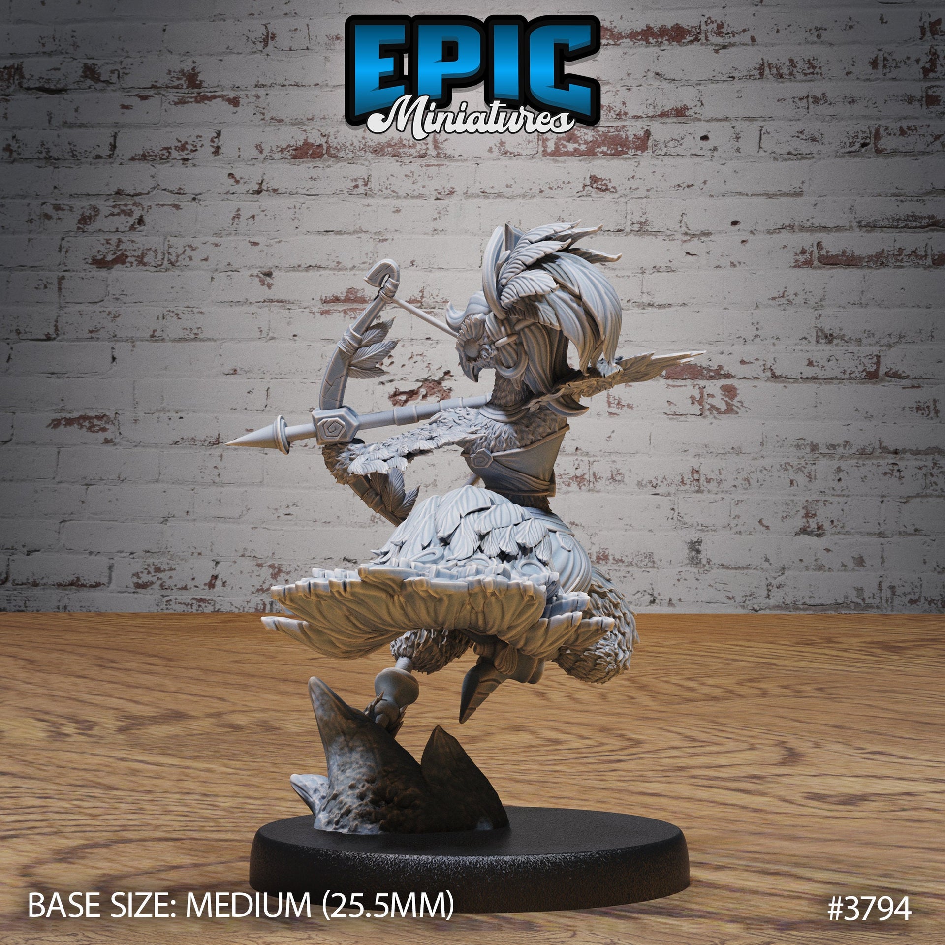 Parrot Bird Folk Female - Epic Miniatures | New World Conquest | 28mm | 32mm | Archer | Scout | Ranger | Rogue