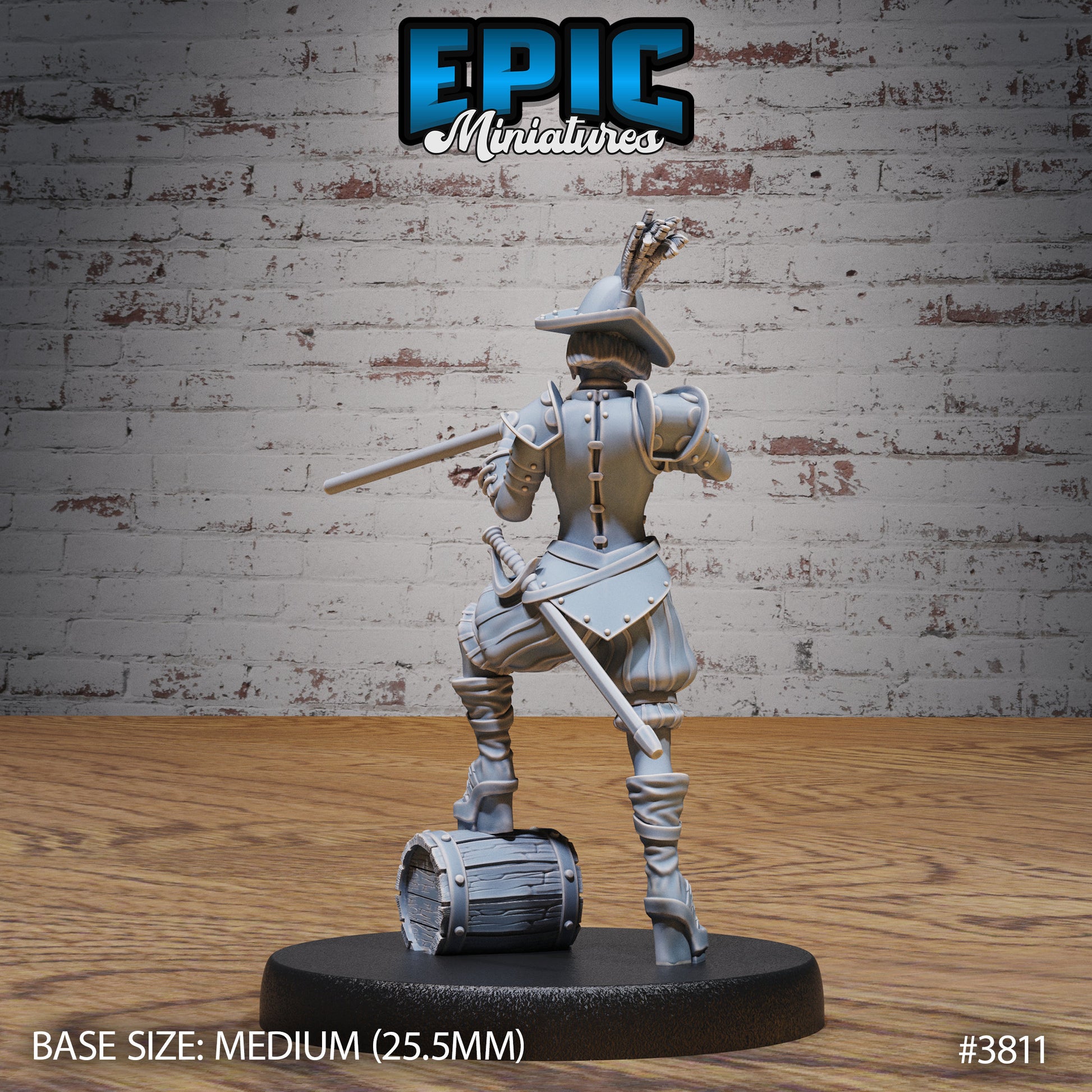 Young Conquistador Female - Epic Miniatures | New World Conquest | 28mm | 32mm | Spanish | Knight | Musketeer